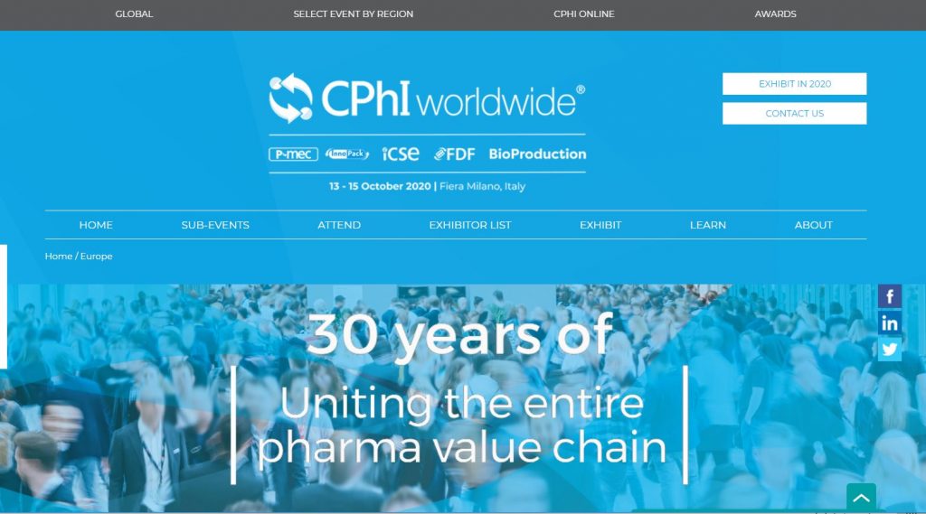 CPhI WorldWide, Milan, Italy | Minakem